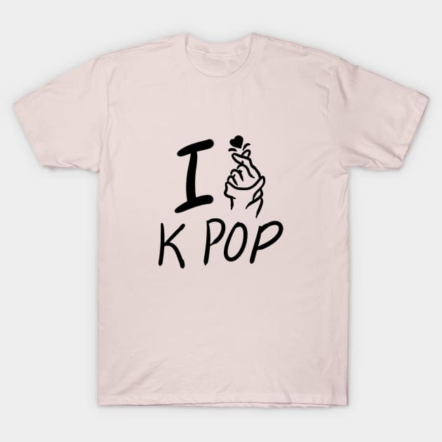 I love kpop T-Shirt by Kinitiy